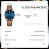 Men's Watch Ultra-Thin 6.5MM Simple Fashion Casual Business Watch Japanese Quartz Movement 40mm Dial Genuine Leather Band Unisex Watch for Men