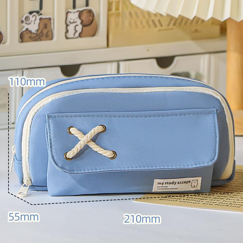 

Fancy Large Capacity Pencil Case Pencil Pouch Pencil Bag Pen Case Pen Pouch Pen Bag Pencil Pouches Pencil Bags Green Pencil Case School Pencil Case синій