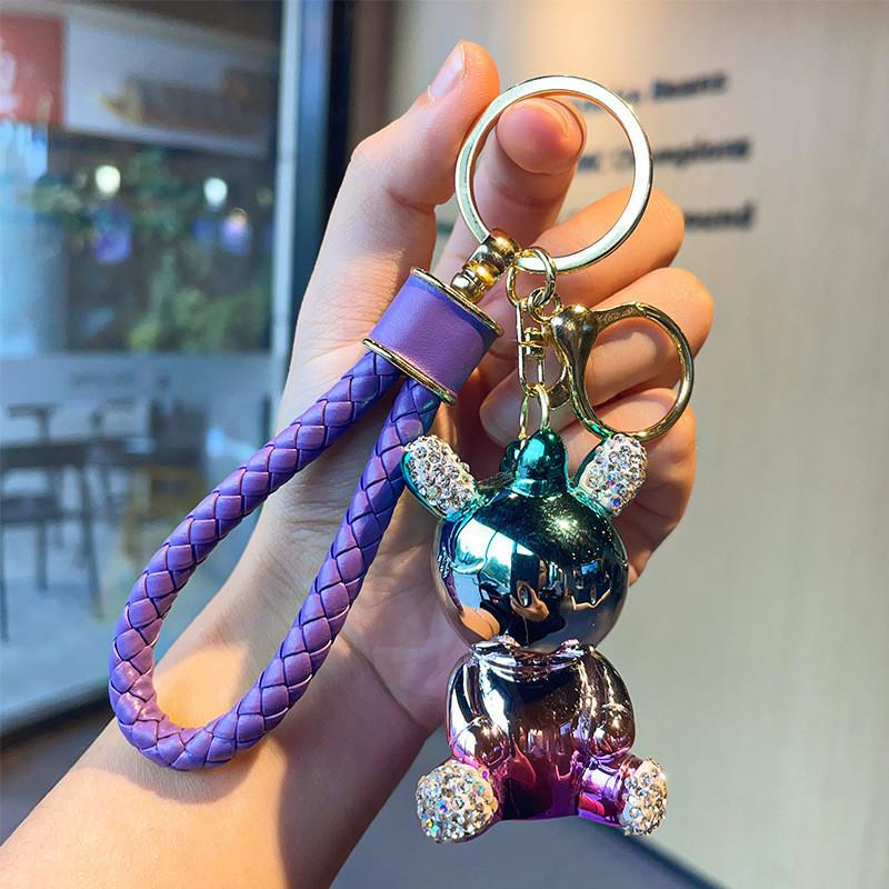 Unicorn Delightful Resin Keychain With Sparkly Rhinestones For Various Celebrations