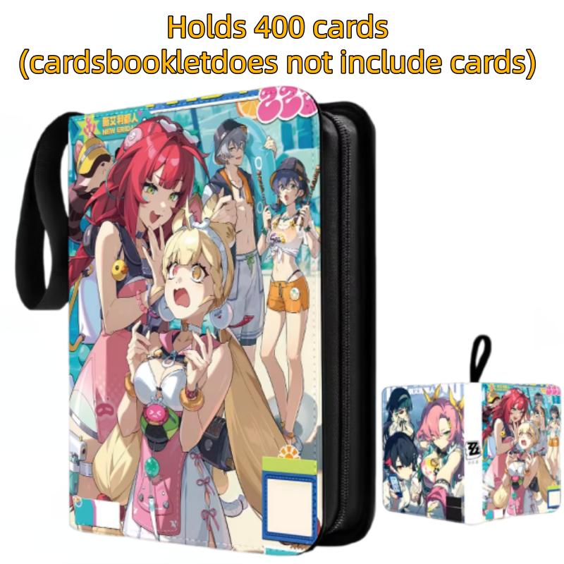 400pcs/900pcs Zenless Zone Zero Card Album Book Folder Anime Collections Zipper Cards Binder Holder Toy Gift