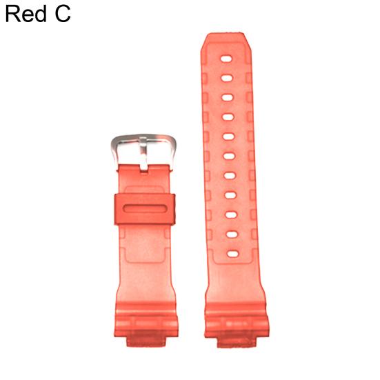 Uhrenarmband, weiches, wasserdichtes Harz, 16 mm, Sport-Tauch-Ersatzarmband, kompatibel mit der Casio 9052 5600 6900-Serie