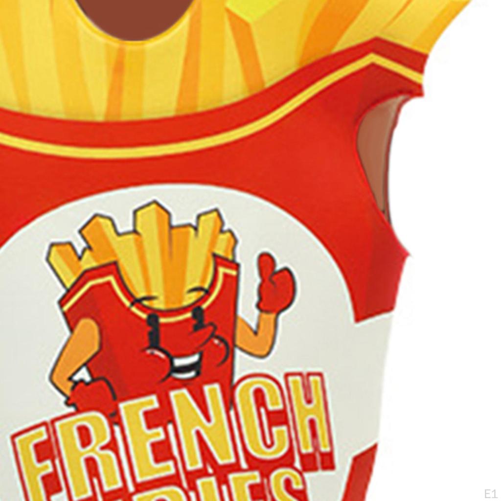 French Fries Costume for Kids Outfit Carnival Holiday Masquerade