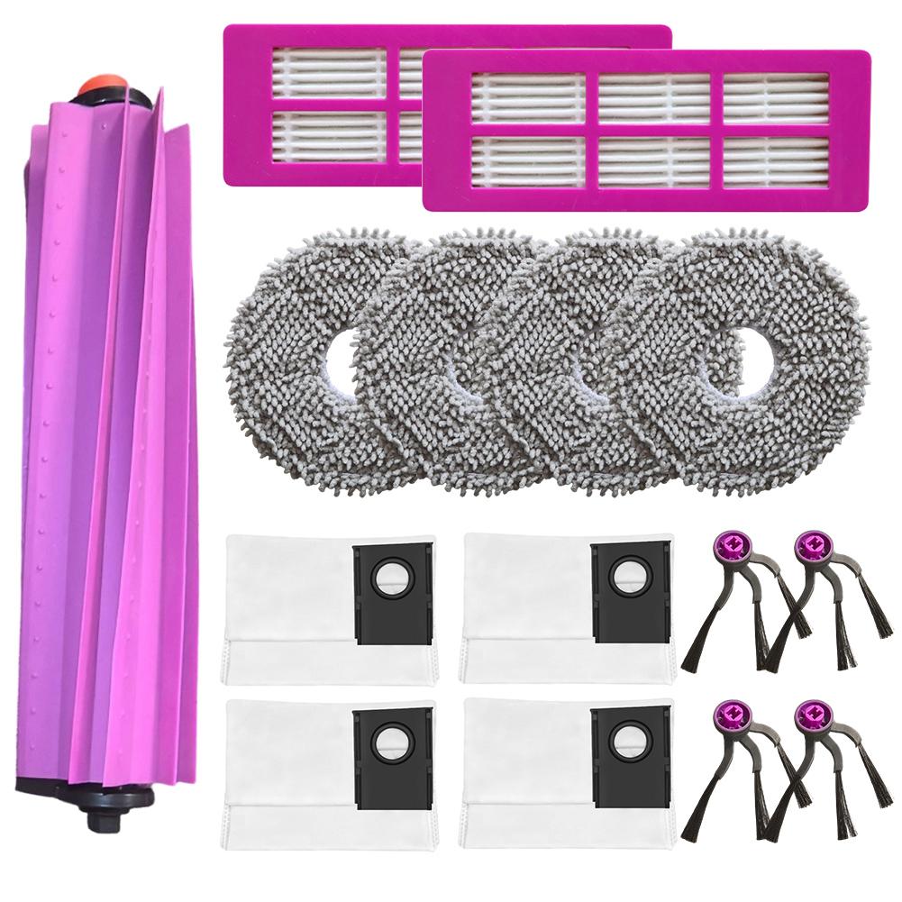 Replacement Accessory Set For Eureka J15 For Evo Ultra Self-Emptying Robot Vacuum, Includes Main Brush, Side Brushes, Filters