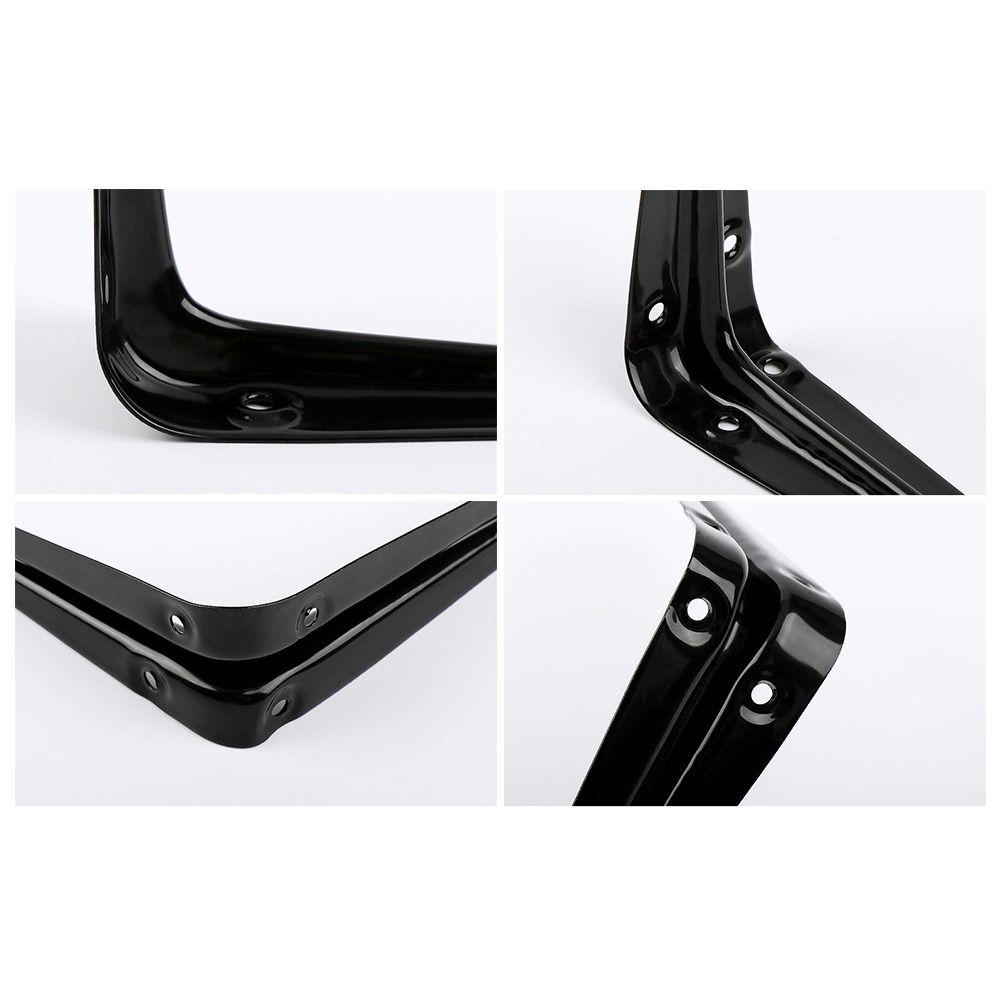 1 szt. 4-14 cali Trójkątny wspornik Montaż ścienny Wiszący Czarny Biały Wspornik montażowy Metalowy L-kształtny Narożnik półki