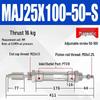 Adjustable Stroke Mini Stainless Steel Pneumatic Cylinder (maj16/20/25/32/40X100-25-50sca)