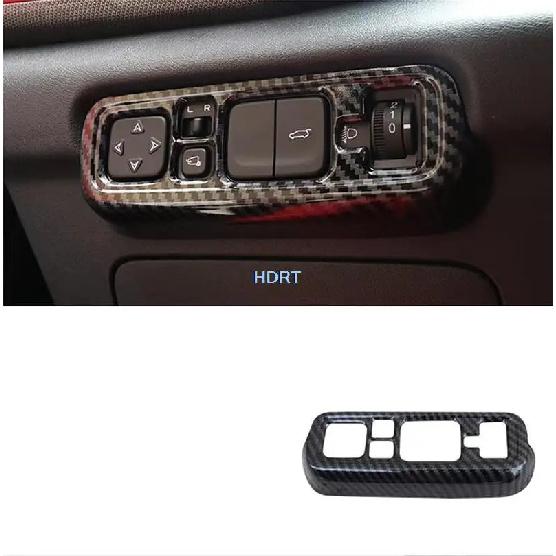 Rear Air Outlet Glass Switch Gear Water Cup Frame Carbon Fibre Interior For Changan UNIT UNI-T  + Car Accessories Styling