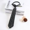 Modern Punk Snapon Necktie With Arrow Design For Casual Daily Wear