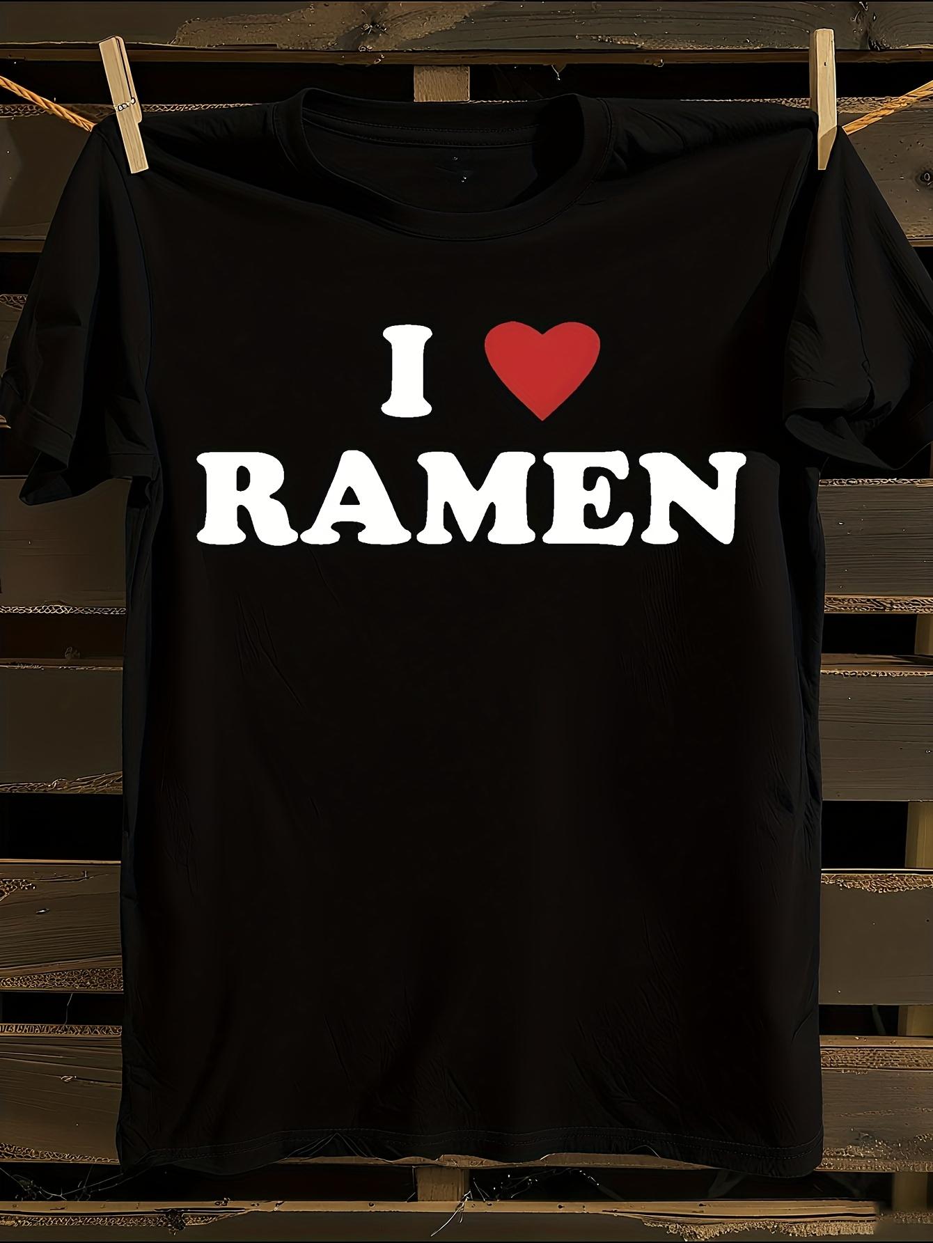 Funny Ramen Lover Graphic Tee - Shirt with Lettering - So... S
