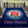 Custom Text Printed Rug Blackburn Rovers Football Non Slip Floor Carpet For Home Room Decor