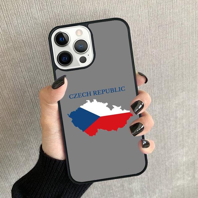 

Czech Republic Flag Phone Case For iPhone 17 Air 16 15 14 plus 12 13 Pro max Soft Bumper Shell Cover coque iPhone 17Air