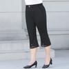 Slightly Flared Pants Thin Lace Slit Pants with Flared Legs for Spring and Summer