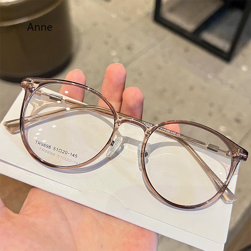 Luxury Brand Anti-Blue Light Myopia Glasses for Women Eye Protection Computer Eyeglasses -1.0 to -4.0 Diopter Designer Eyewear 0
