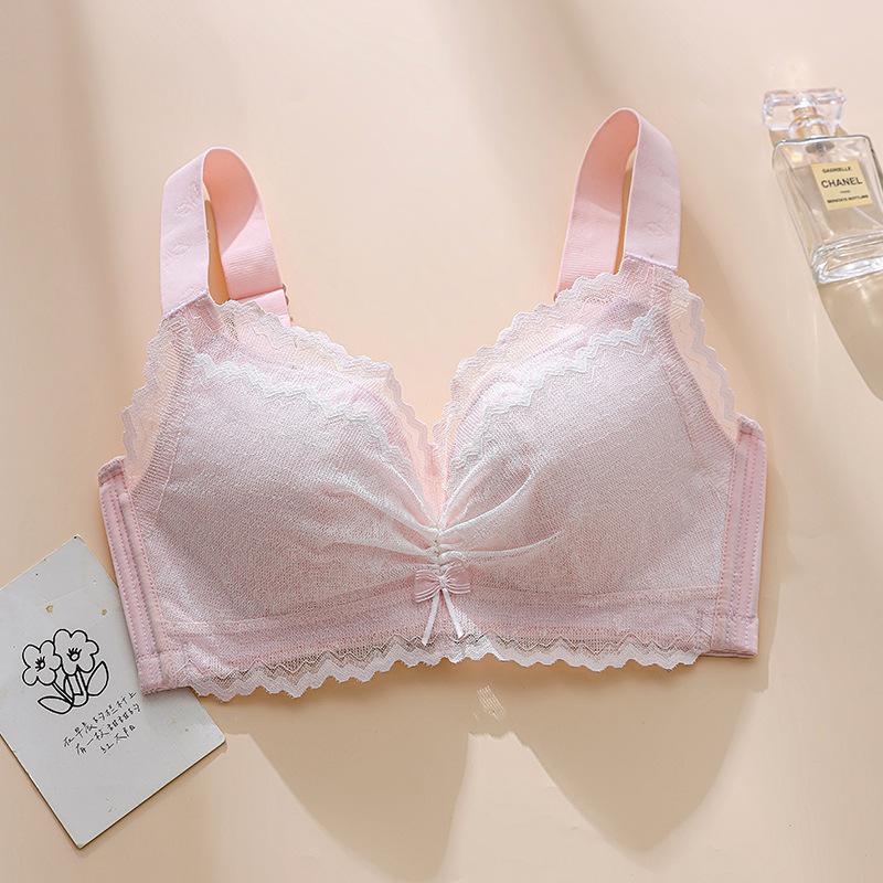 Thin Adjustable Bra Women's Plus Size Bra No Steel Ring Anti Sagging and Gathering Bra Collection and Accessory Bra