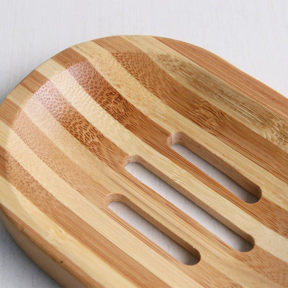 Wooden Soap Tray Bamboo Storage Box Reusable Soap Holder  Bathroom