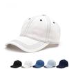 Vintage Washed Solid Color Baseball Cap Plain Retro Distressed Cotton Dad Hat Adjustable Unisex Casual Streetwear Classic Cap