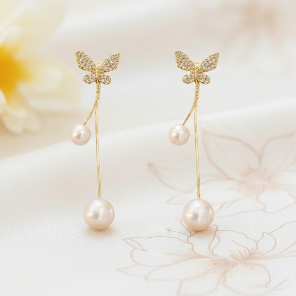 

Fashion Butterfly Dangle Earrings for Women Sweet All Match Jewelry Trendy Elegant Gift for Her