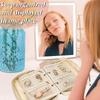 Foldable Jewelry Storage Organizer Bag Travel Jewelry Case Transparent Pouches for Necklaces, Bracelets Rings Watches Travel Use