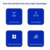 1/2Pcs Electric Drill Dust Cover Dust Proof Device Filter for Vacuum Cleaner Household Dust Collector Power Tools Accessory