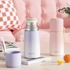 Gradient Design Thermos Cup Leak-Proof Double Lid Cup Portable Insulated Cup  School