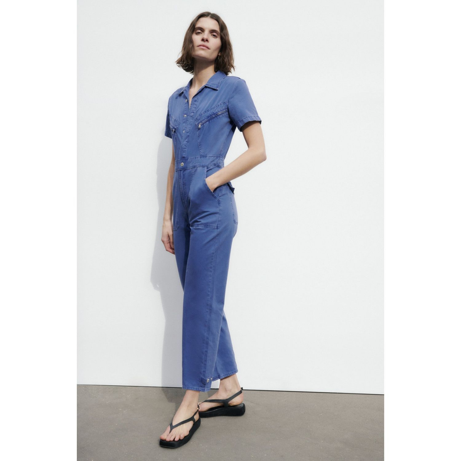 

DENIM TRF COLOURED JUMPSUIT