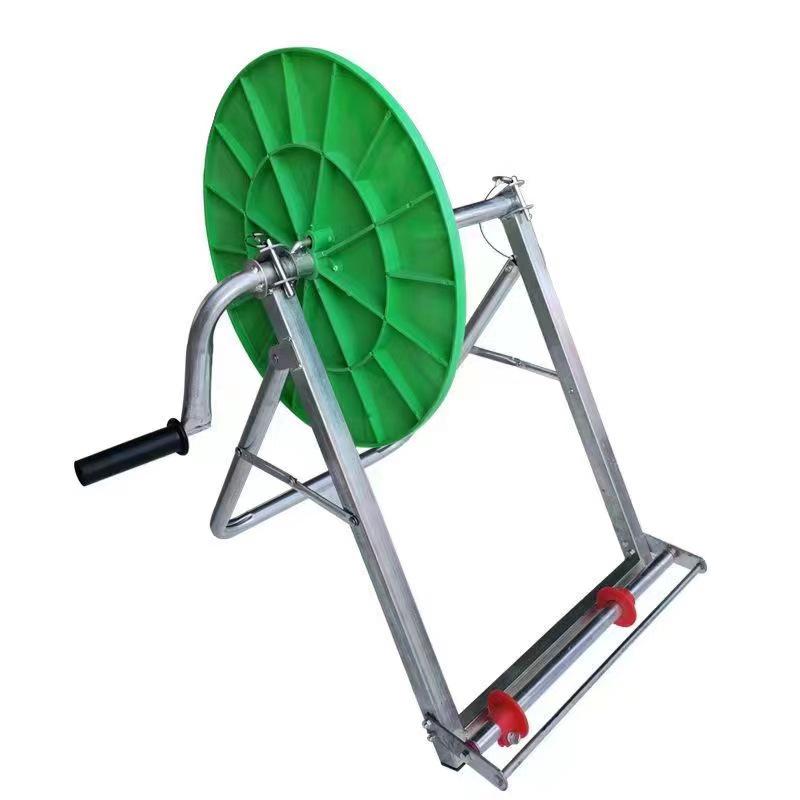 Agricultural Water Hose Reel and Storage Rack for Irrigation Pipe and Drip Tape