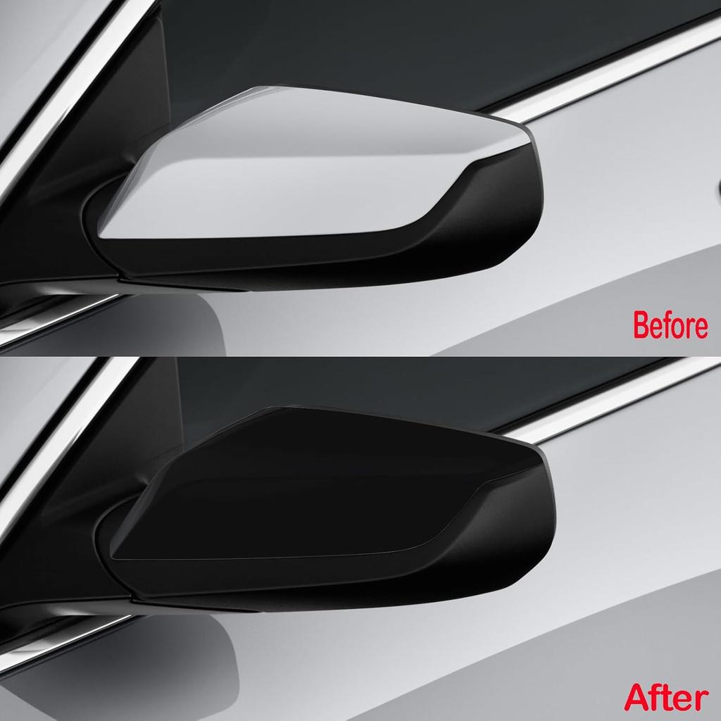 Glänzende schwarze Seitenspiegelkappe Passend für Chevrolet Malibu 2016 2017 2018 2019 2020 2021 2022 2023 Ersetzt 84026842 84026841