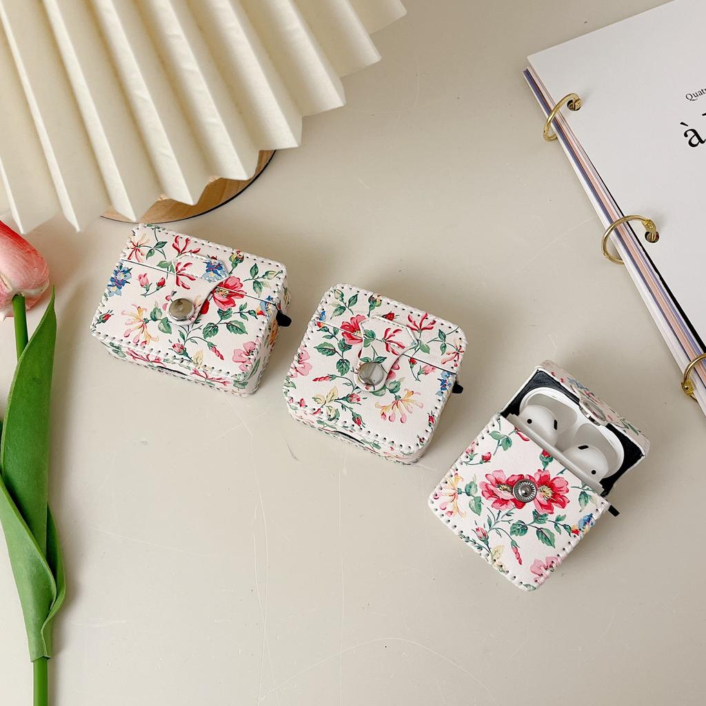 Applicable To Apple AirPods Pro1 Generation Bluetooth Headset Case AirPods 111 Small Floral Earphone Case