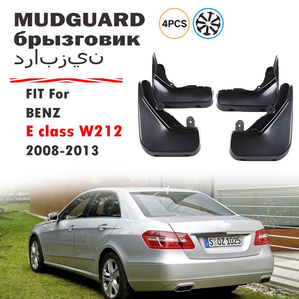 FOR Mercedes Benz E class W212 Mud Flaps Guard Splash Mudguard Fender Mudflaps Car Accessories 2008 2009 2010 2011 2012 2013 08-13 Benz E W212