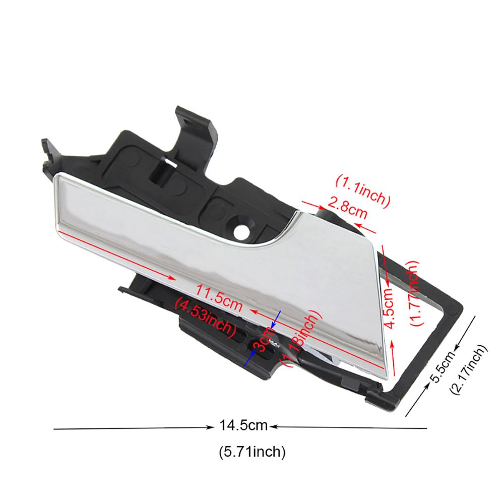 Left & Right Inside Door Handle For Chevy Aveo 2007-2011 / Pontiac G3 2009-2010