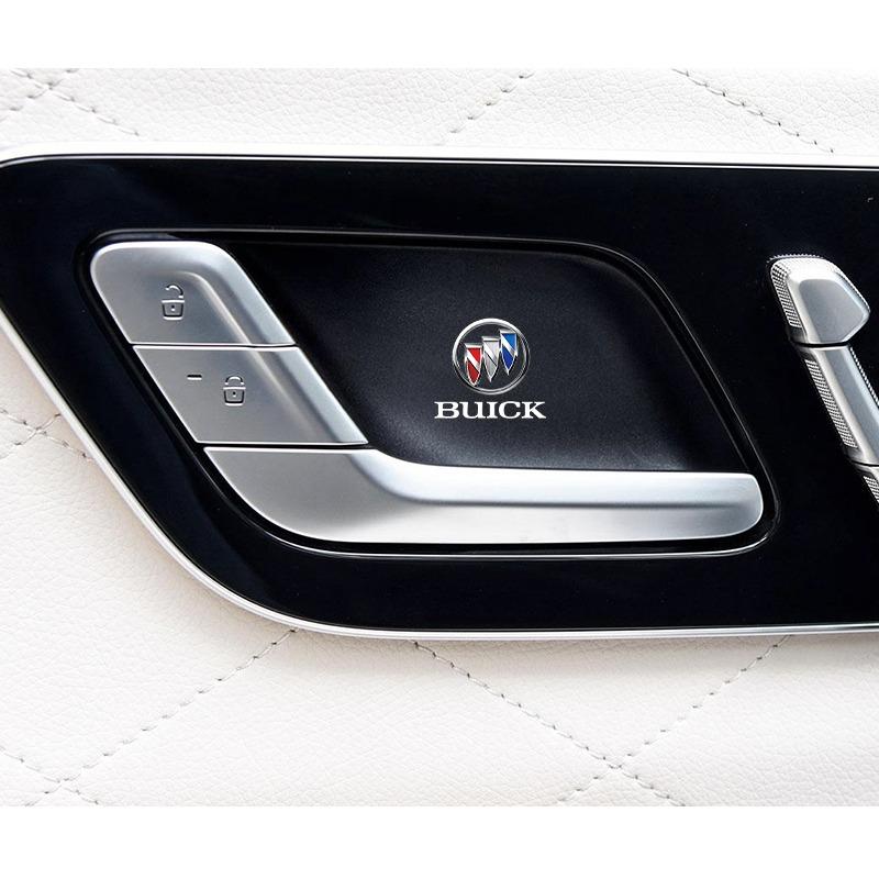 2/5/10 Pezzi Adesivo Logo Auto Decalcomanie Controllo Centrale Accessori Auto Per Buick Encore Regal Lacrosse Enclave Avenir Cascada GL8 Envision Anthem