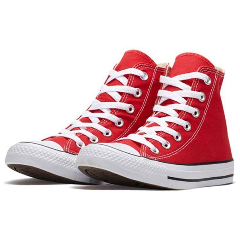 Converse All Star Unisex High Canvas Shoes Classic Core Lightweight Chinese Red 101013