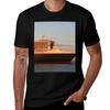 Cruise Ship 2 Queen Mary 2 Early Morning Tshirt Breathable Basic Cotton Tshirt