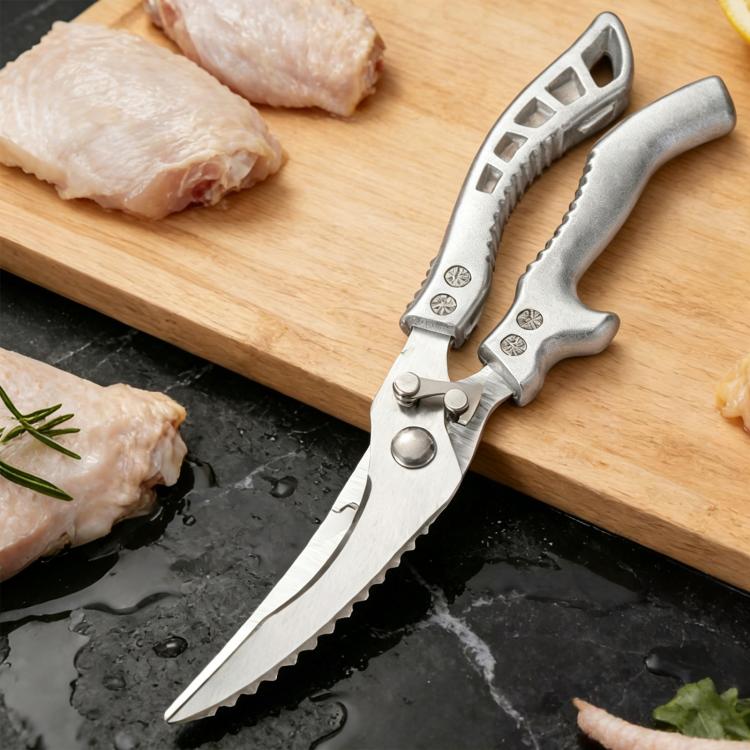 

LsCook High Hardness Stainless Steel Heavy-Duty Chicken Bone Scissors Multi-Functional Kitchen Shears for Home Use