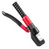 Crimping Tool, AWG12-2/0 Copper And Aluminum Terminal Battery Lug Hydraulic Crimper, with a Cutting Pliers, Gloves, 10pcs Copper Ring Connectors, 8 x
