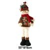 Christmas Holiday Figurine Collection of Snowman Reindeer and Santa for Seasonal Decoration In Various Settings