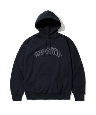 Retro Backpoint Hoodie_Navy