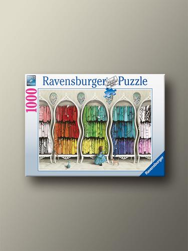 Ravensburger Rainbow Wardrobe 1000 Piece Jigsaw Puzzle