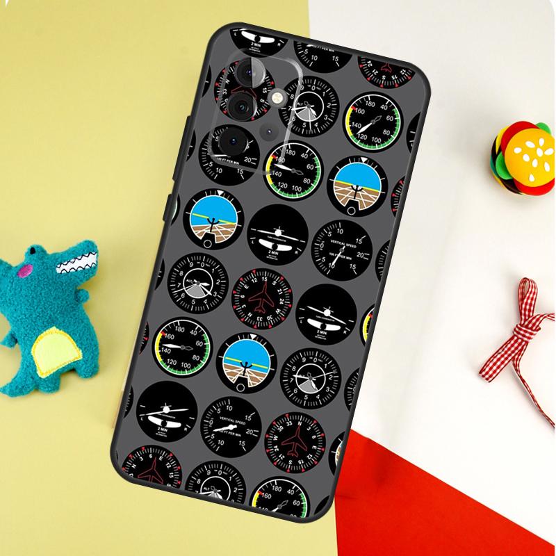 Aviation Aeroplane Pilot Cockpit For Samsung Galaxy A55 A35 A15 A54 A34 A14 A53 A33 A13 A05 A06 A16 A22 A32 A52 Phone Case