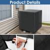 Outdoor Square Vertical Air Conditioner Cover Dust Proof Drawstring Closure AC Protection Cover Waterproof Air Condition Covers