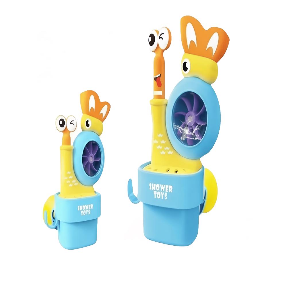 

With Watering Cup Bath Toy Set Plastic Tub Toys Novelty Interactive Bath Toys Attach Tub Snail