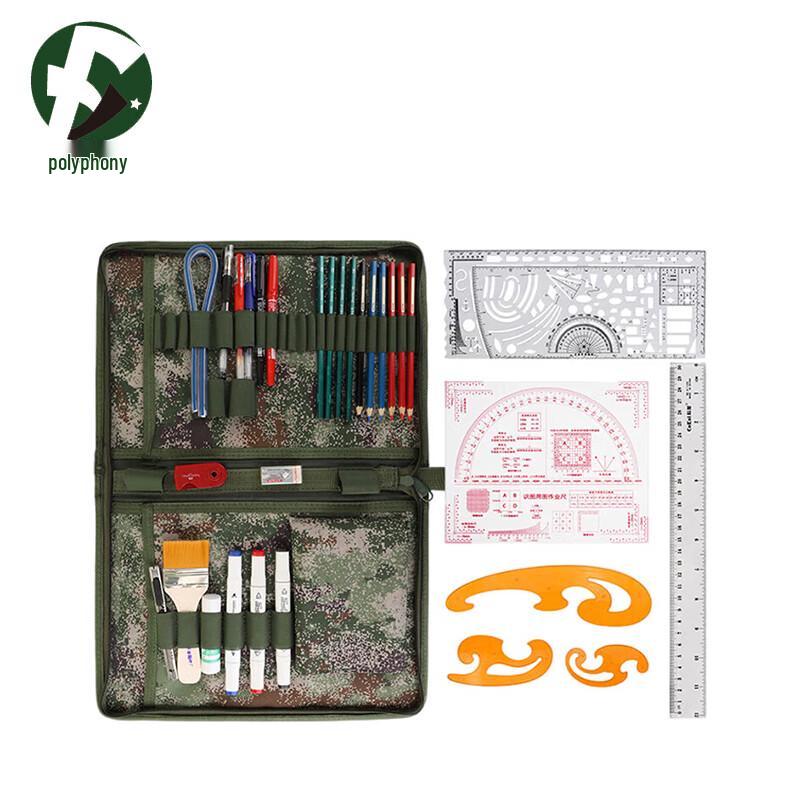 Military Mapping  Command Ruler Kit