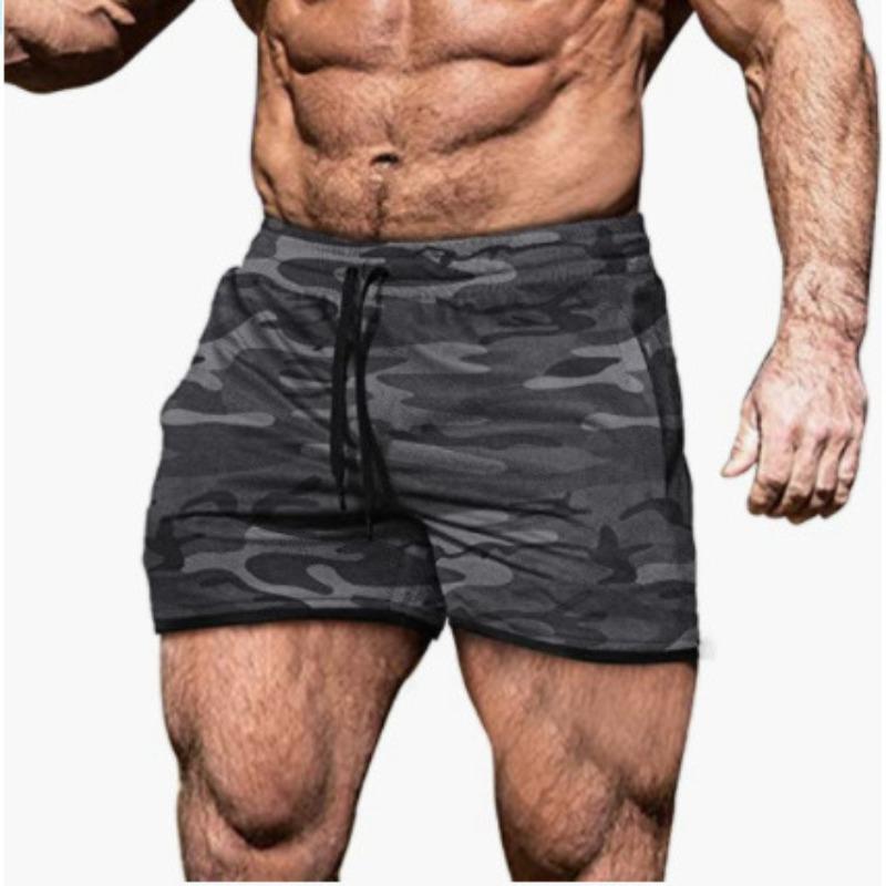 

Summer Casual Five Quarter Pants Muscle Sports Running Beach Men s Shorts M білий