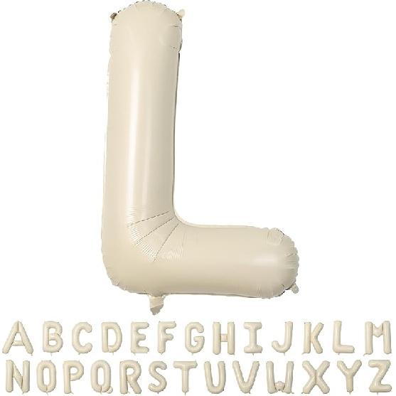 40 Inch Cream White 1 Balloon Numbers, Large Number 1 Balloon Foil Helium Number Balloons, Big 1st Foil Birthday Balloons for Boys Girls 1st Birthday