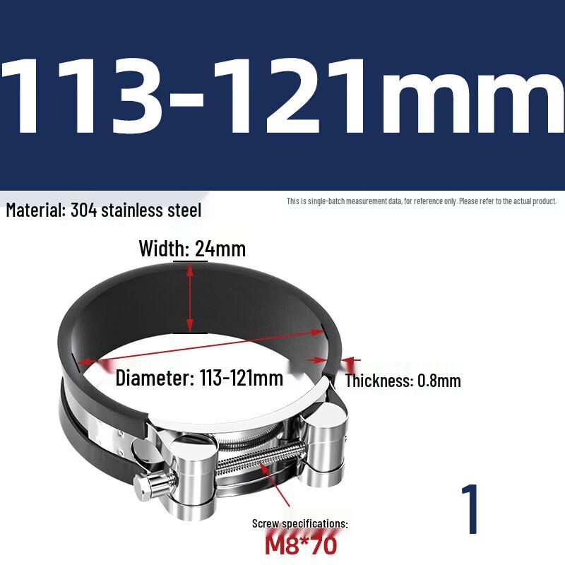 Stainless Steel Heavy-Duty European Hose Clamp
