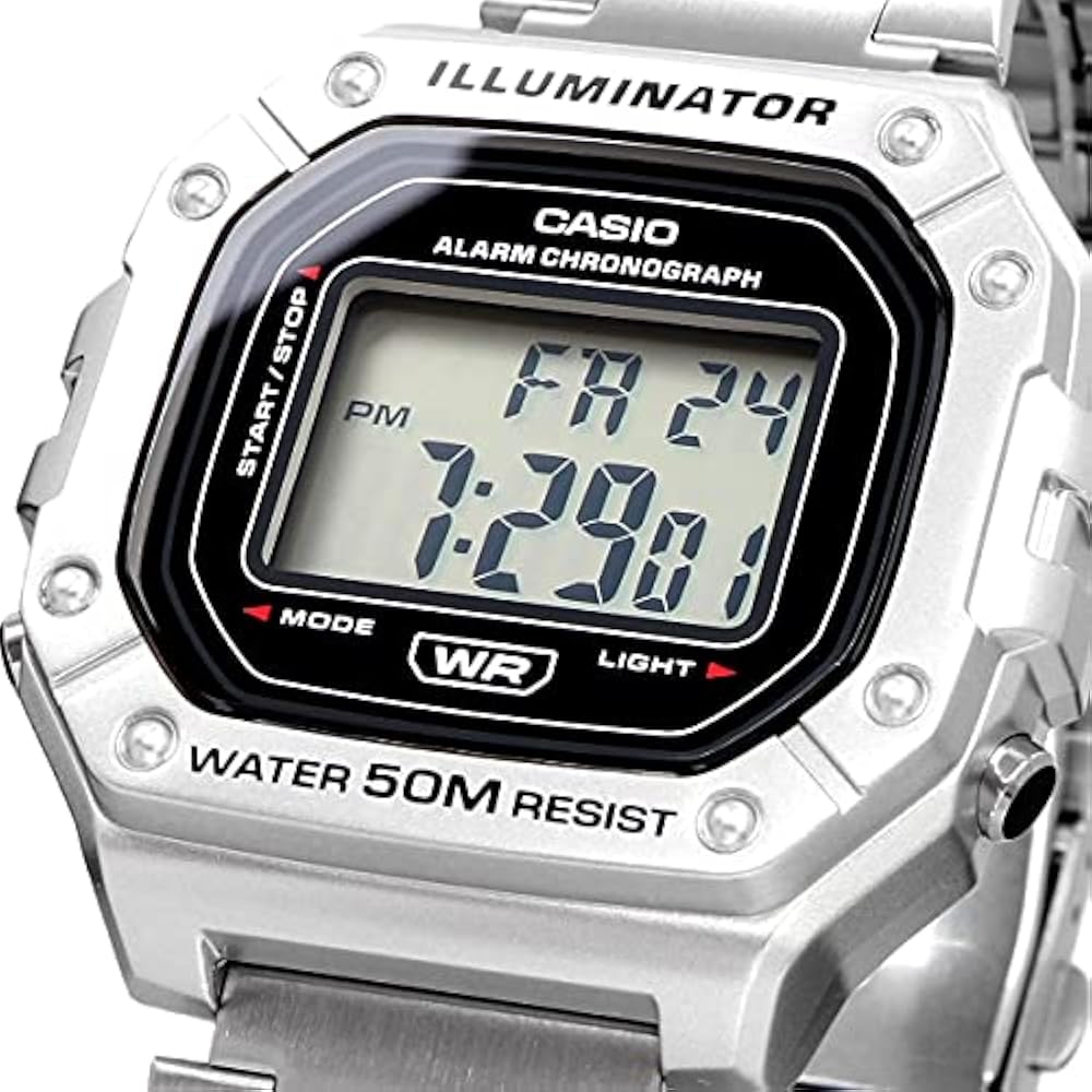 [Casio] CASIO Standard Digital Watch W-218HD-1AV with Genuine Box, Men's Cheap Casio Chipukashi M...