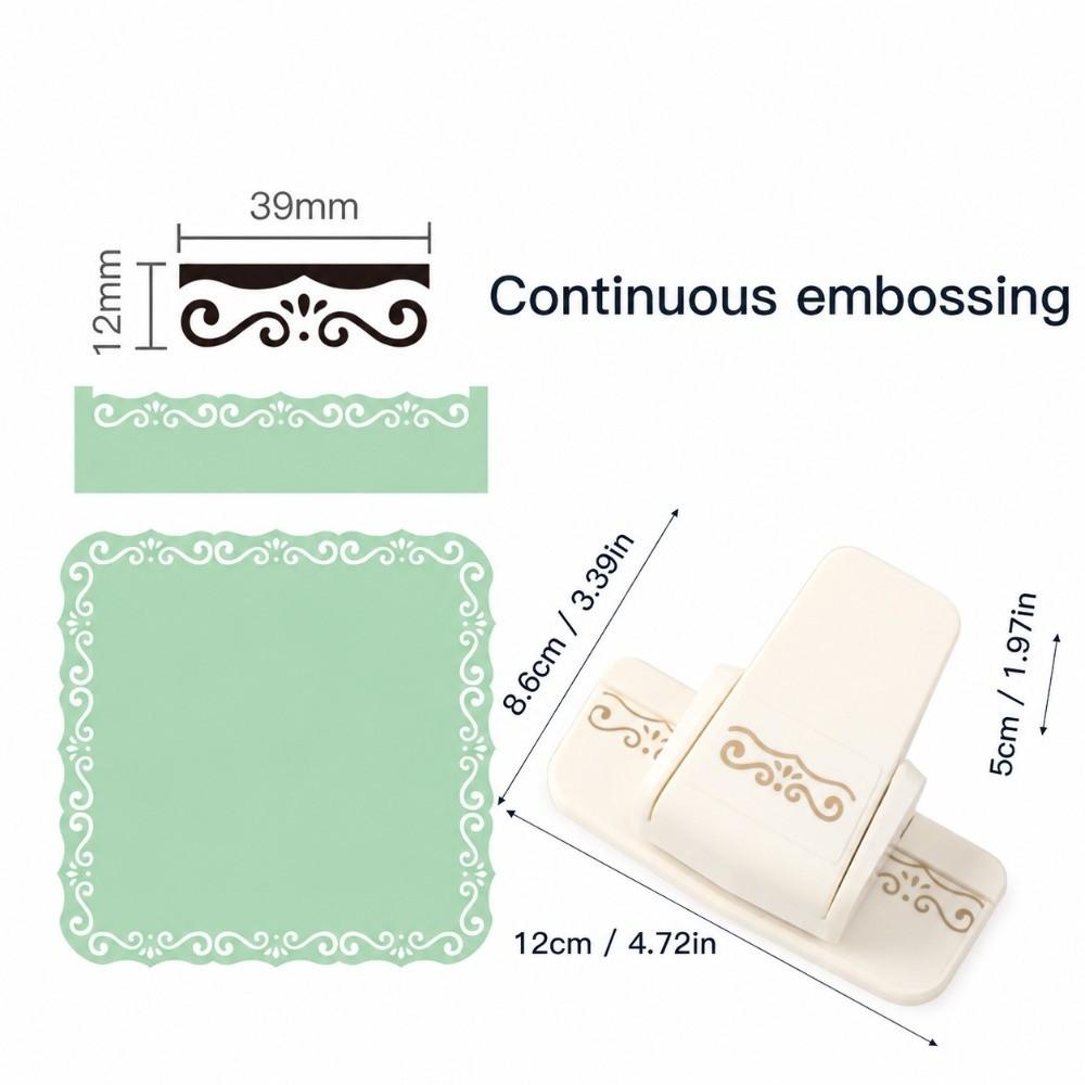 Multifunctional Border Paper Punch Ergonomic Handle Scrapbooking Edge Punch  For DIY Arts