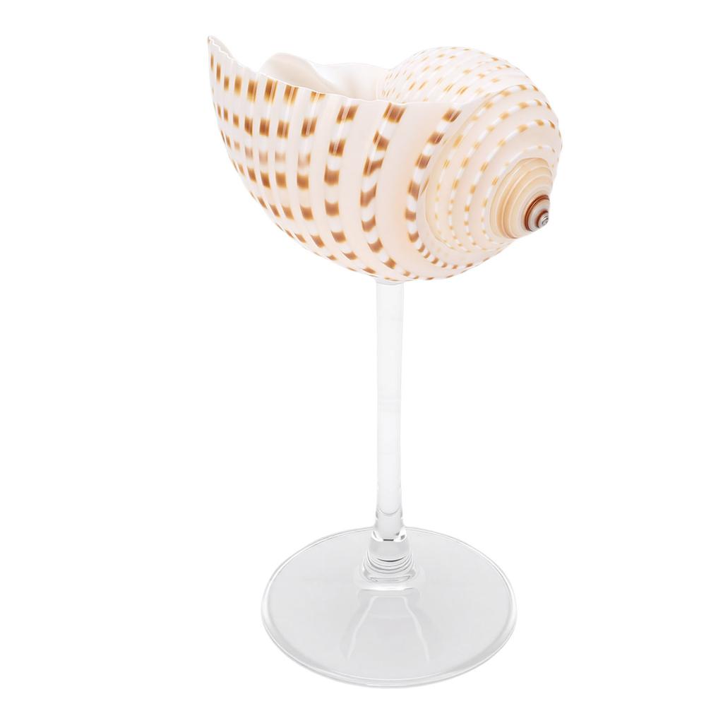 Conch Shell Wine Glass Elegant Unique Creative Drinking Goblet Cocktail Drinks Cup for Wedding Party Bar