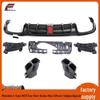 Brabus Sport Rear Lip & Tailpipe Diffuser Kit for 2017+ Mercedes E-Class W213 Sedan