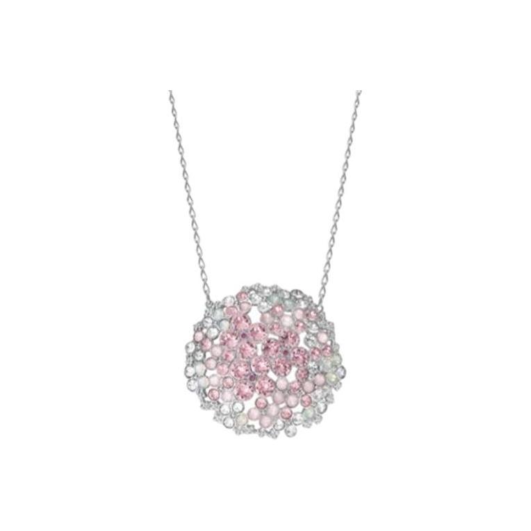 Swarovski Cherie Collection Floral Elegance Long Floral Cluster Necklace Women necklace 5111318 Box (Random Color)