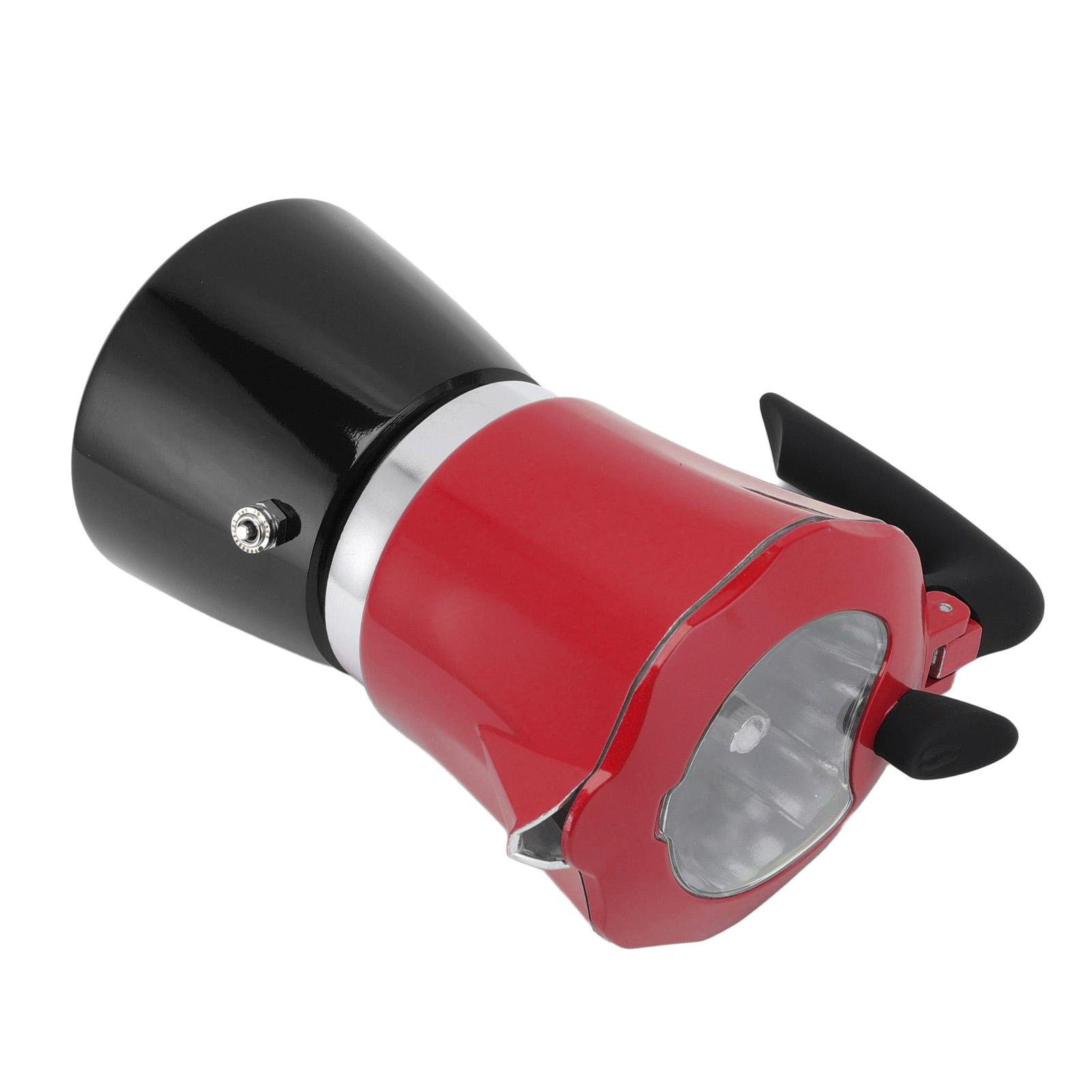 Кофеварка для плиты Алюминиевая портативная кофеварка-пот с прозрачной крышкой для путешествий